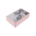 2021 latest design can lift the essence skin care product packaging gift box Pink cosmetic gift box